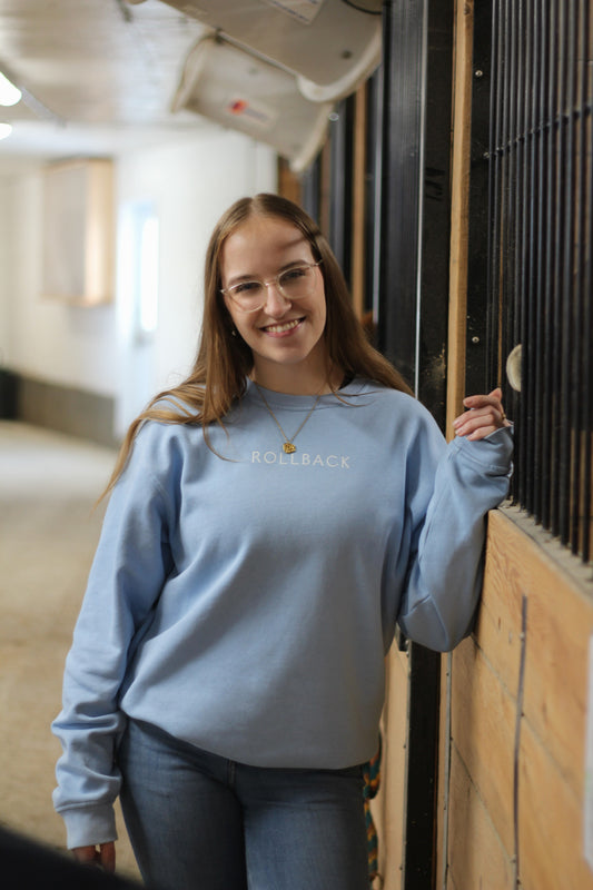 BOTTES DE COWBOY - Crewneck unisexe - Bleu pâle