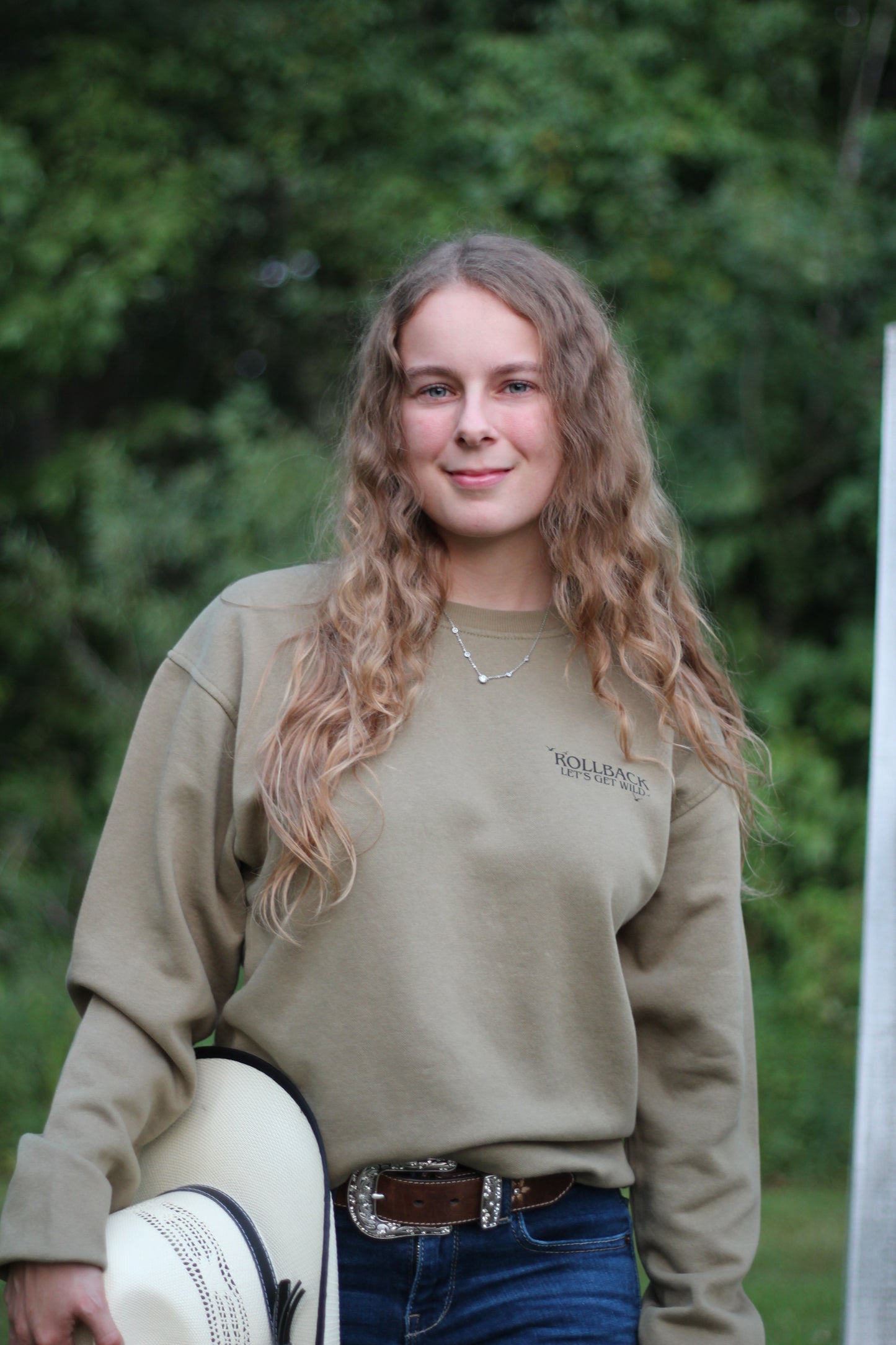 MONTAGNES - Crewneck unisexe - Vert militaire